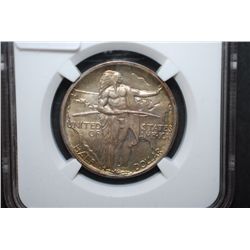 1936-S US Oregon Trail Memorail Commemorative Half Dollar; NGC Graded MS66; EST. $400-425
