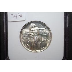1937-D US Oregon Trail Memorial Commemorative Half Dollar; NGC Graded MS65; EST. $275-325
