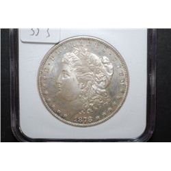 1878-S US Silver Morgan $1; NGC Graded MS63; EST. $75-125