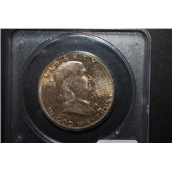 1955 US Ben Franklin Half Dollar; PCGS Graded MS65; EST. $65-85