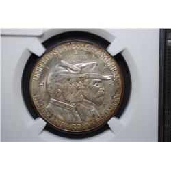 1936 US Battle Of Gettysburg Commemorative Half Dollar; NGC Graded UNC Details-Improperly Cleaned; E
