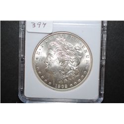 1902-O US Silver Morgan $1; MCPCG Graded MS61; EST. $50-70