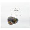 Image 1 : Murano Style Heart necklace