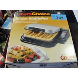 New chefs choice belgium waffle maker