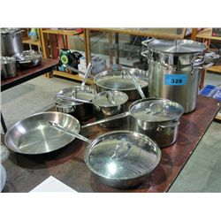 Slightly used 14pc AllClad cookware set