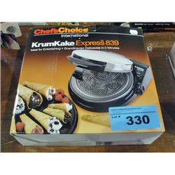 New chefs choice KrumbKake express cooker