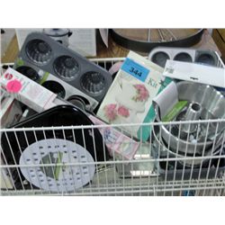 Large lot of assorted bakers supplies