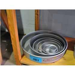 7pcs of new Fat Daddio's professional bake ware