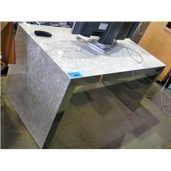Pearl finish display table