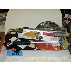 One box of assorted new kitchen tools and gadgets