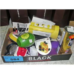 One box of assorted new kitchen tools and gadgets