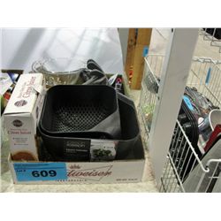 One box of new assorted kitchen tools and gadgets