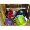 Image 1 : Lot of 12 assorted colored food strainers