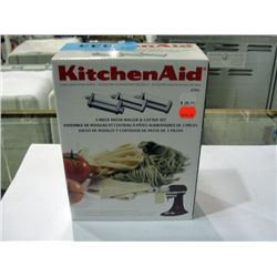 New kitchenaid 3pc pasta roller and cutter set