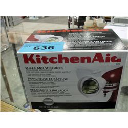 New Kitchenaid slice and shredder stand mixer