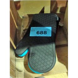 6 new kitchen basics silicone oven mitts