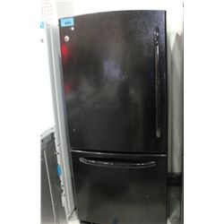 New GE profile black 2 door fridge