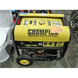 Champion 6500W generator