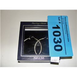 Sterling silver hoop earring set