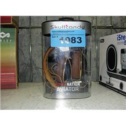 Skull candy aviator headphone set