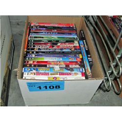 Box of DVD movies