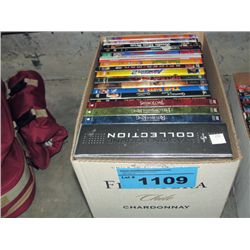 Box of DVD movies