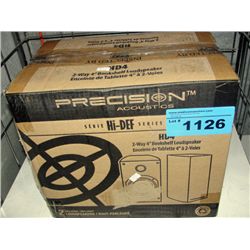 Precision accoustic 2 way loudspeaker set