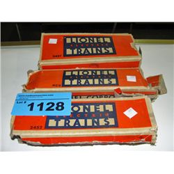 3 collectable lionel train cars