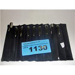 Lot of 9 ball point pens