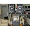 Image 2 : Complete peavey PA system; receiver, 2 speakers