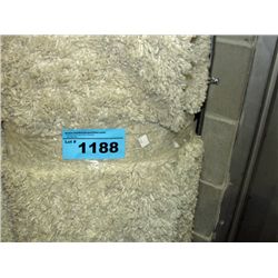 Large off white shag area rug
