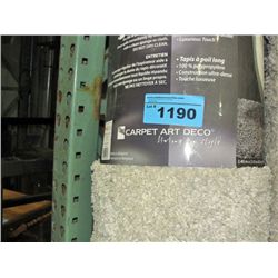 Large off white shag area rug
