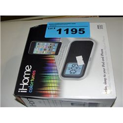 Ihome color tunes clock radio