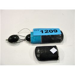 Pair of vintage spectacles with leather case