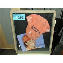 Laurie cane framed hat and photo collectors item