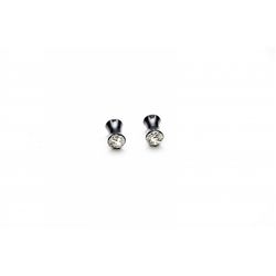 Playboy crystal metallic ear posts