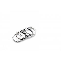 Barracka 2 tone stainless steel ring set