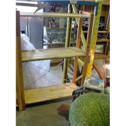Approx 4F solid pine shelf unit