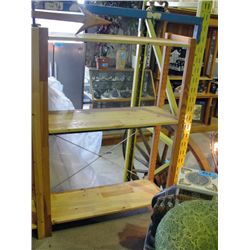 Approx 4F solid pine shelf unit