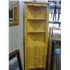 Image 1 : Approx 6F tall solid pine corner cabinet
