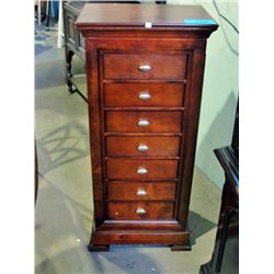 7 drawer jewelery cabinet