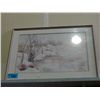 Image 1 : Framed forest in winter print