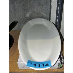 Large white serving platter and a madison plus