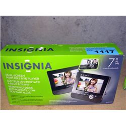 Insignia dual screen portable DVD player