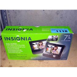 Insignia dual screen portable DVD player