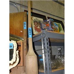 Large wooden hand crafted food preparation tool