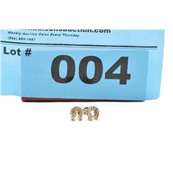 14Kt Gold .25 Carat Diamond earrings