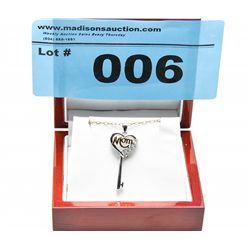 Diamond "Mom" necklace