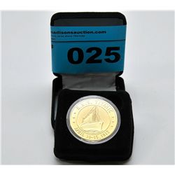 Gold Clad Titanic Commerorative Coin