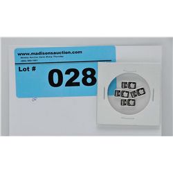 4x .999 Silver Canada Maple Leaf bars